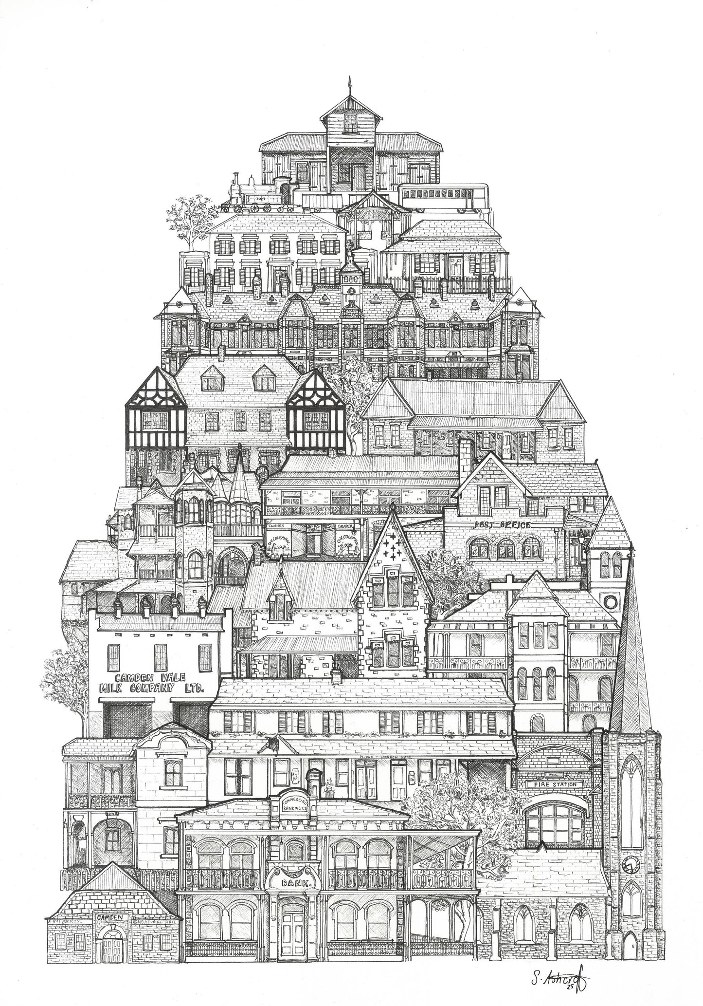 Old Camden - Limited edition print